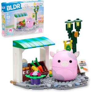 imageSquishmallows Pattys Farmers Market Building Set  Patty The Pink Cow Buildable Figure  Squishmallows Fans 8 0046Pattys Farmers Market