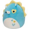 imageSquishmallows Original 12Inch Braedon Teal Triceratops with Heart Eye Patch  Official Jazwares Large Plush