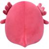 imageSquishmallows Original 8Inch IndieMae Maroon Axolotl with Fuzzy Belly and Hearts Embroidery  Official Jazwares Plush