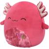 imageSquishmallows Original 8Inch IndieMae Maroon Axolotl with Fuzzy Belly and Hearts Embroidery  Official Jazwares Plush