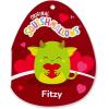 imageSquishmallows Original 8in Fitzy The Green Goblin Holding Fuzzy Heart  Official Jazwares Valentine Plush LittleGreen Goblin