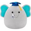 imageSquishmallows Original 12in Lemus The Grey Elephant with Graduation Cap  Official Jazwares Plush MediumSizedGrey Elephant