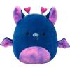 imageSquishmallows Original 14in Milan The Navy Blue Fruit Bat with Heart Headband  Official Jazwares Plush LargeBlue Fruit Bat