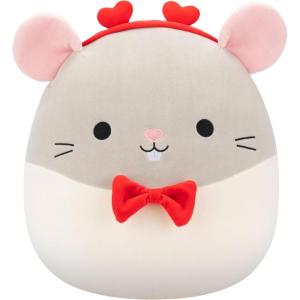 imageSquishmallows Original 14in Milan The Navy Blue Fruit Bat with Heart Headband  Official Jazwares Plush LargeGrey Rat