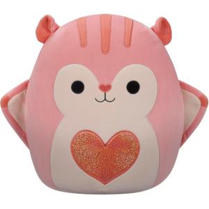 imageSquishmallows Original 14in Milan The Navy Blue Fruit Bat with Heart Headband  Official Jazwares Plush LargePeach Squirrel