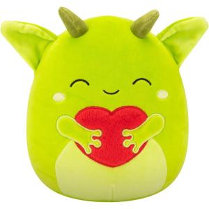 imageSquishmallows Original 8in Fitzy The Green Goblin Holding Fuzzy Heart  Official Jazwares Valentine Plush LittleGreen Goblin