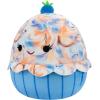 imageSquishmallows 8Inch Samir Blue Whale with Sailor Hat  Little Ultrasoft Official Kelly Toy PlushBlueberry Cupcake