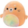 imageSquishmallows 8Inch Samir Blue Whale with Sailor Hat  Little Ultrasoft Official Kelly Toy PlushPeach Seal