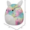 imageSquishmallows 8Inch Samir Blue Whale with Sailor Hat  Little Ultrasoft Official Kelly Toy PlushTiedye Sea Bunny