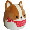 imageSquishmallows Original 12Inch Danny Dino with Bow Tie  MediumSized Ultrasoft Official Jazwares PlushCorgi With Red Bandana