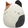imageSquishmallows Original 14Inch Winston Teal Owl  Large Ultrasoft Official Jazwares PlushBrown and Black Calico Cat