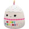imageSquishmallows Original 14in Laura The Pink Tabby Cat Holding Birthday Cupcake  Official Jazwares Plush LargeBirthday Cake