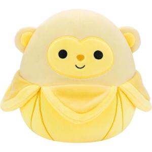 imageSquishmallows 8Inch Samir Blue Whale with Sailor Hat  Little Ultrasoft Official Kelly Toy PlushBanana Monkey