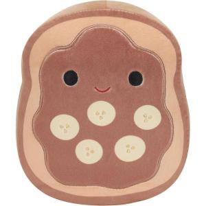 imageSquishmallows 8Inch Samir Blue Whale with Sailor Hat  Little Ultrasoft Official Kelly Toy PlushChocolate Banana Toast