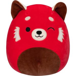 imageSquishmallows 8Inch Samir Blue Whale with Sailor Hat  Little Ultrasoft Official Kelly Toy PlushRed Panda