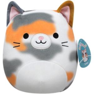imageSquishmallows 8Inch Samir Blue Whale with Sailor Hat  Little Ultrasoft Official Kelly Toy PlushTortoiseshell Cat