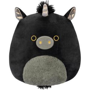 imageSquishmallows Original 12Inch Danny Dino with Bow Tie  MediumSized Ultrasoft Official Jazwares PlushBlack and Gold Unicorn