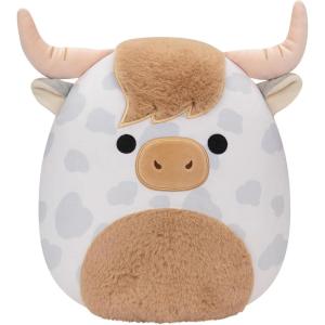 imageSquishmallows Original 12Inch Danny Dino with Bow Tie  MediumSized Ultrasoft Official Jazwares PlushHighland Cow