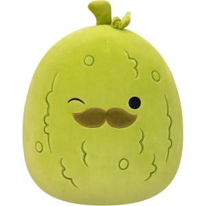 imageSquishmallows Original 12Inch Danny Dino with Bow Tie  MediumSized Ultrasoft Official Jazwares PlushPickle With Mustache
