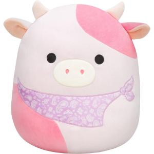 imageSquishmallows Original 14Inch Woxie Magenta Bigfoot with TieDye Mane  Official Jazwares Large PlushPink Cow
