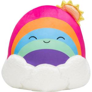 imageSquishmallows Original 14Inch Woxie Magenta Bigfoot with TieDye Mane  Official Jazwares Large PlushRainbow W Clouds