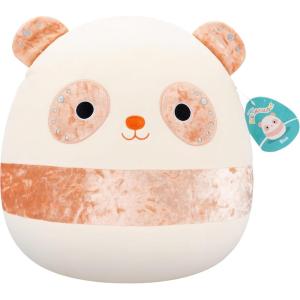 imageSquishmallows Original 14in Bee The Peach Velvet Panda  Official Jazwares Plush Large
