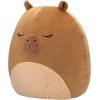 imageSquishmallows Original 14Inch Perry Teal Dolphin with Red Surfboard  Official Jazwares Large PlushBrown Capybara