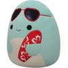 imageSquishmallows Original 14Inch Perry Teal Dolphin with Red Surfboard  Official Jazwares Large PlushTeal Dolphin