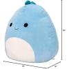 imageSquishmallows Original 16Inch Meghan Cream Fruit Bat with Fuzzy Peach Belly  Official Jazwares Large PlushBlue Dino