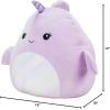 imageSquishmallows Original 16Inch Meghan Cream Fruit Bat with Fuzzy Peach Belly  Official Jazwares Large PlushNarwhal