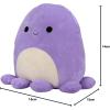 imageSquishmallows Original 16Inch Meghan Cream Fruit Bat with Fuzzy Peach Belly  Official Jazwares Large PlushOctopus