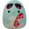 imageSquishmallows Original 14Inch Perry Teal Dolphin with Red Surfboard  Official Jazwares Large PlushTeal Dolphin