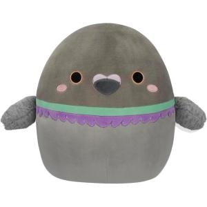 imageSquishmallows Original 14Inch Perry Teal Dolphin with Red Surfboard  Official Jazwares Large PlushGrey Pigeon