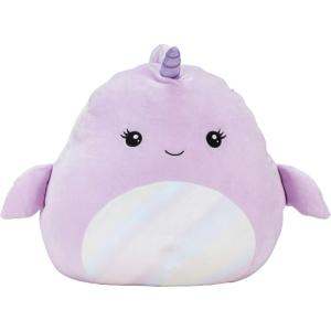 imageSquishmallows Original 16Inch Meghan Cream Fruit Bat with Fuzzy Peach Belly  Official Jazwares Large PlushNarwhal