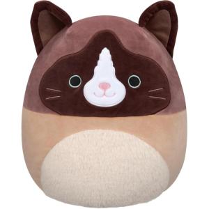 imageSquishmallows Original 16Inch Meghan Cream Fruit Bat with Fuzzy Peach Belly  Official Jazwares Large PlushSnowshoe Cat