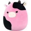 imageSquishmallows 8Inch Brina Pink Bigfoot with Fuzzy Belly  Little Ultrasoft Official Kelly Toy PlushBlackPink Cow