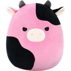 imageSquishmallows 8Inch Brina Pink Bigfoot with Fuzzy Belly  Little Ultrasoft Official Kelly Toy PlushBlackPink Cow