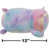 imageSquishmallows Original 12in Belana The Aqua Cow Sleepamallows  Official Jazwares Plush MediumSizedRainbow Lamb