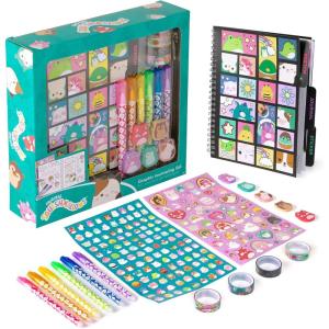 imageFashion Angels Squishmallows Journal Gift Set Includes Journal Stickers Gel Pens Tape ampamp More Ideal for Gifting ampamp Accessorizing for Kids ampamp Teens