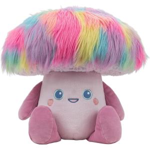 imageLiving on the Veg 14inch Plush  Deane Mushroom  EcoFriendly Collectible Stuffed Toy from The Makers of SquishmallowsPink Mushroom