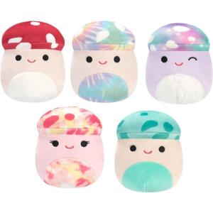 imageSquishmallows Original 5in Mushroom 5Pack  Ultrasoft Official Jazwares Plush Little