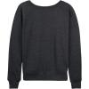 imageHYBRID APPAREL Squishmallows  Mooody Cow Grid  Womens French Terry Pullover SweatshirtHeather Charcoal