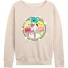 imageHYBRID APPAREL Squishmallows  Rainbow Circle Group  Womens French Terry Pullover SweatshirtBirch