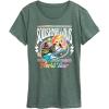 imageHYBRID APPAREL Squishmallows  World Tour  Womens Short Sleeve Graphic TShirtHeather Juniper