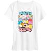 imageSquishmallows  Squish Squad  Womens Short Sleeve Graphic TShirtWhite