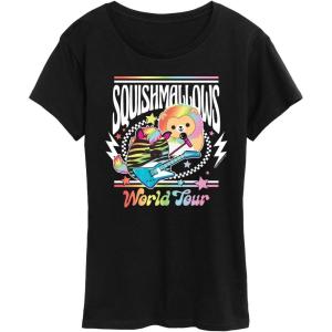imageHYBRID APPAREL Squishmallows  World Tour  Womens Short Sleeve Graphic TShirtBlack