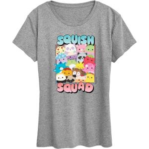 imageSquishmallows  Squish Squad  Womens Short Sleeve Graphic TShirtHeather Grey