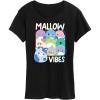 imageSquishmallows  Mallow Vibes  Womens Short Sleeve Graphic TShirtBlack
