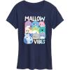 imageSquishmallows  Mallow Vibes  Womens Short Sleeve Graphic TShirtNavy