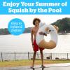 imageBigMouth x Squishmallows Squishmallows Brock The Bulldog 36 Inch Ring Pool Float  Collectible Inflatable for Relaxing and Splashing  Soft Durable and Easy to Inflate